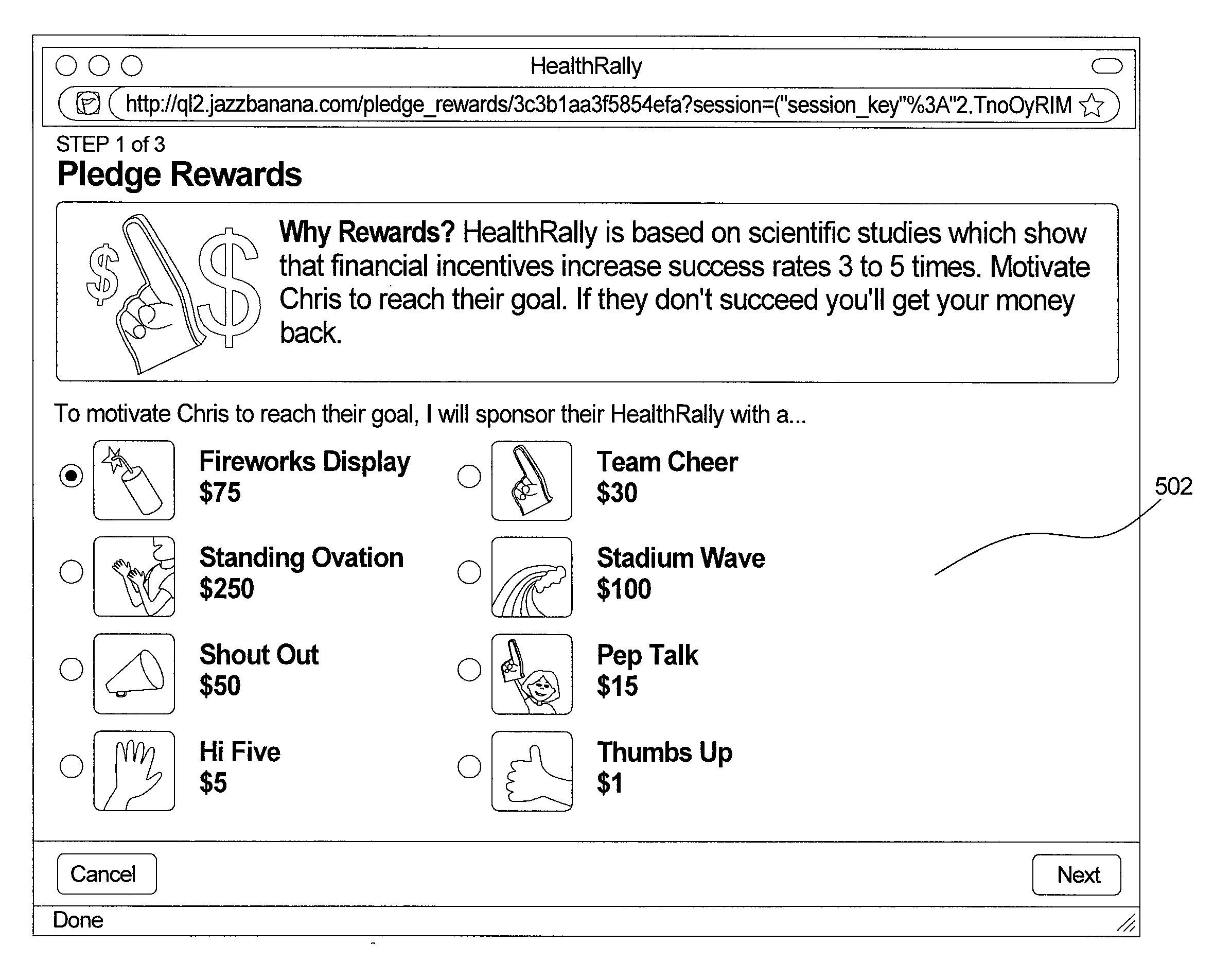 Methods and apparatus for incenting behavior