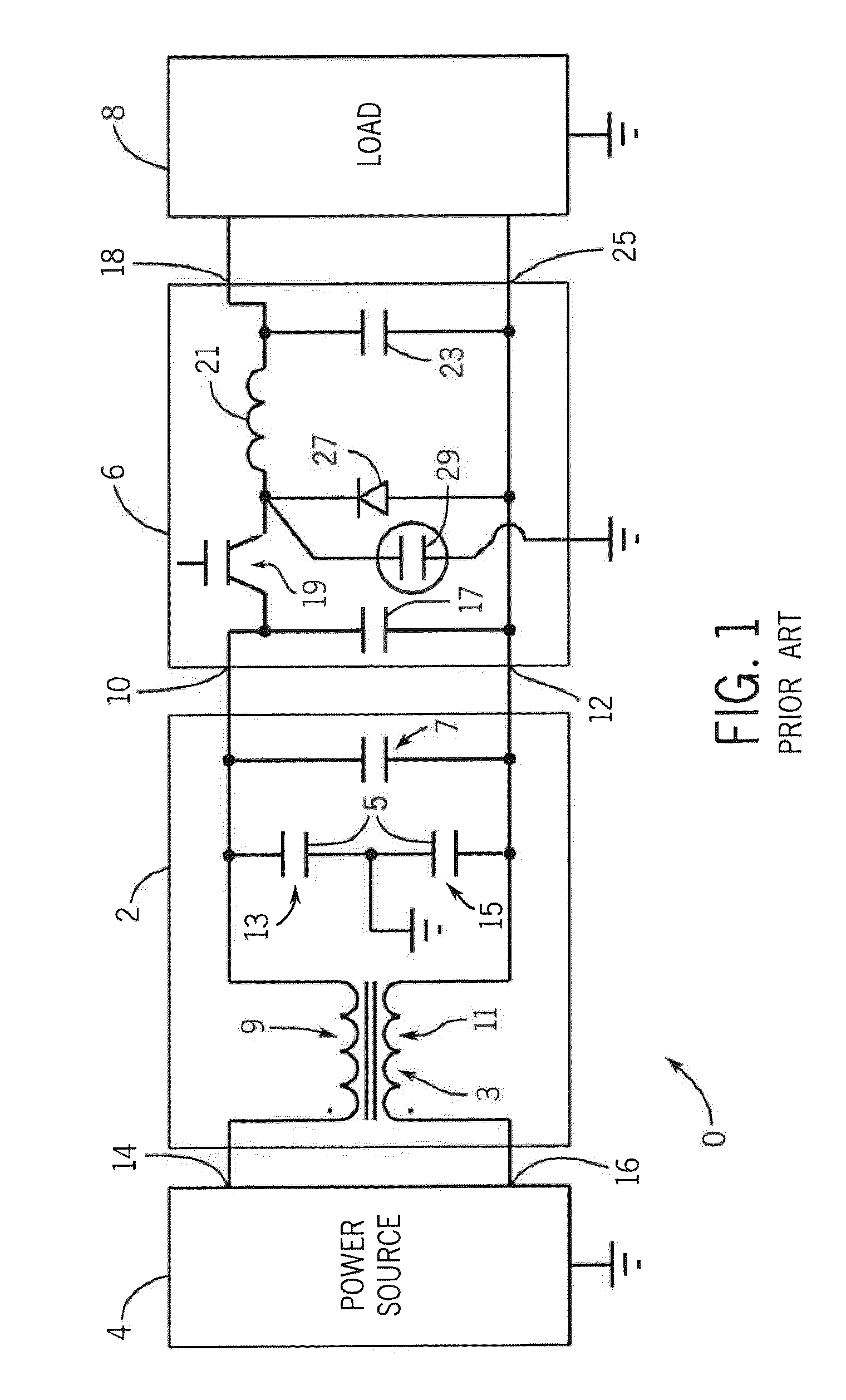 Apparatus and method for reducing EMI generated by a power conversion device