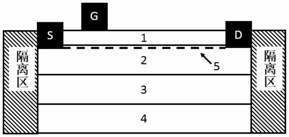 hemt device and its self-isolation method and manufacturing method