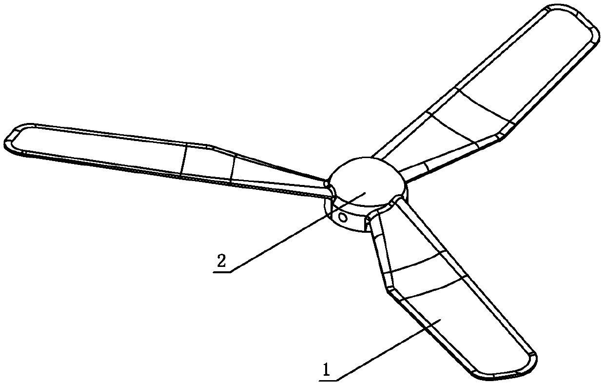 Fan blade of industrial electric fan