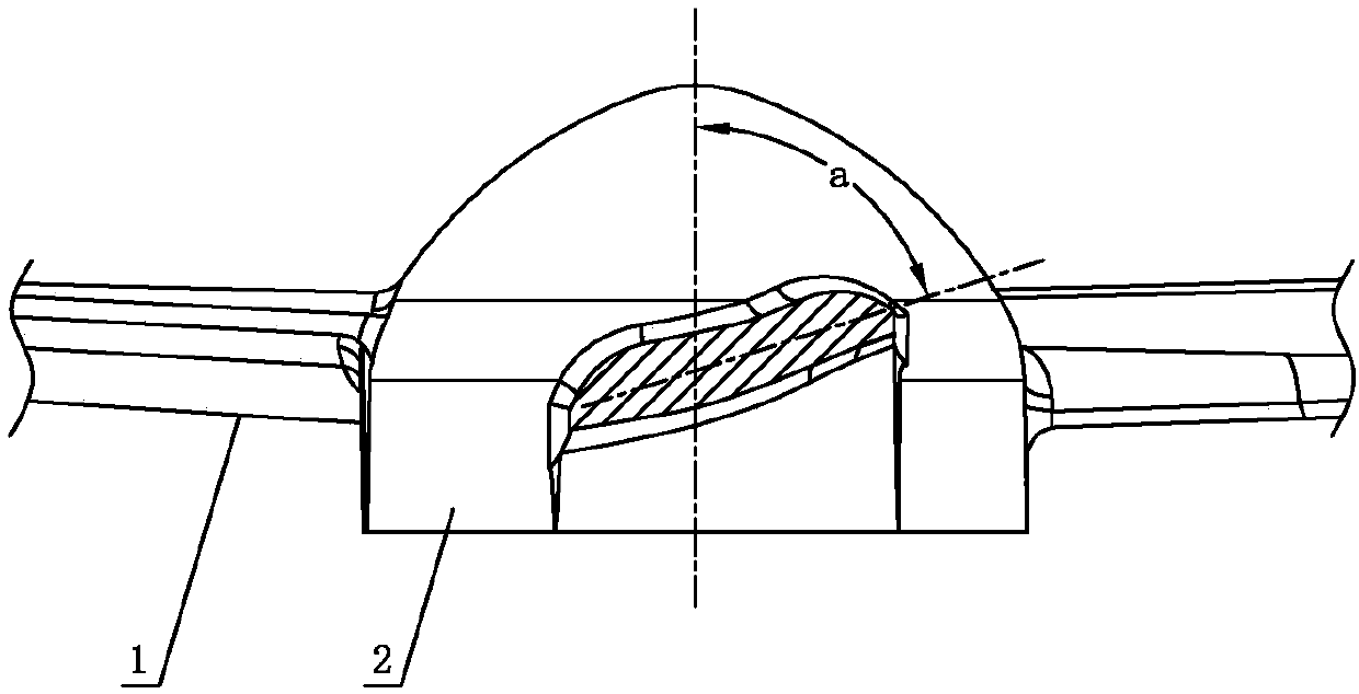 Fan blade of industrial electric fan