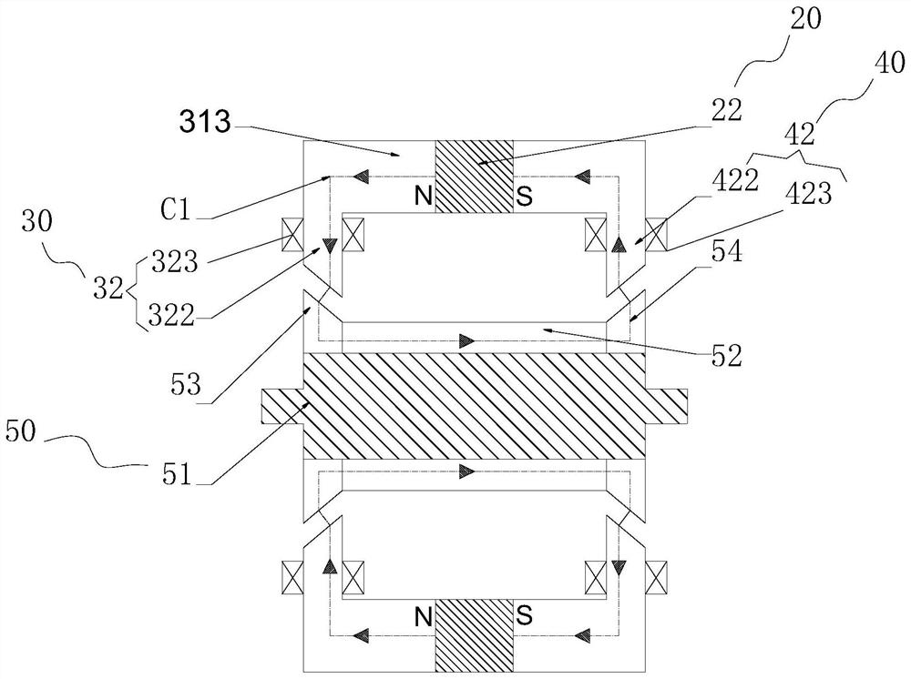 Magnetic suspension bearing assembly, motor and compressor