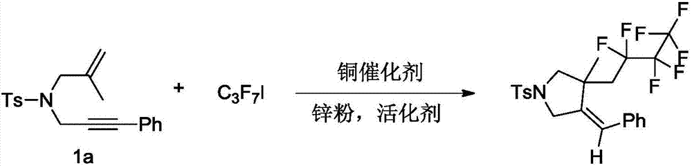 Preparation method of fluorine-containing polysubstituted pyrrolidine derivative