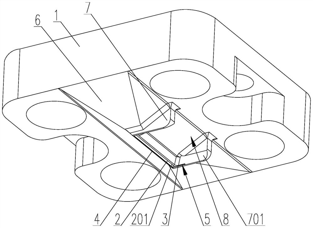 Gluing head capable of preventing glue from overflowing and gluing equipment of gluing head