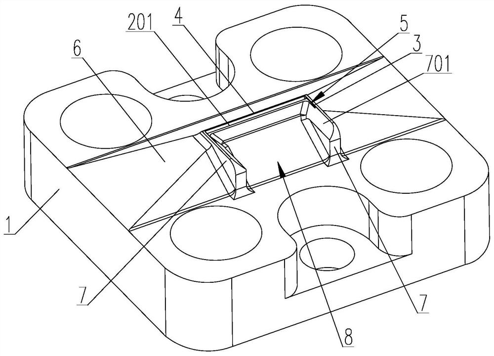 Gluing head capable of preventing glue from overflowing and gluing equipment of gluing head