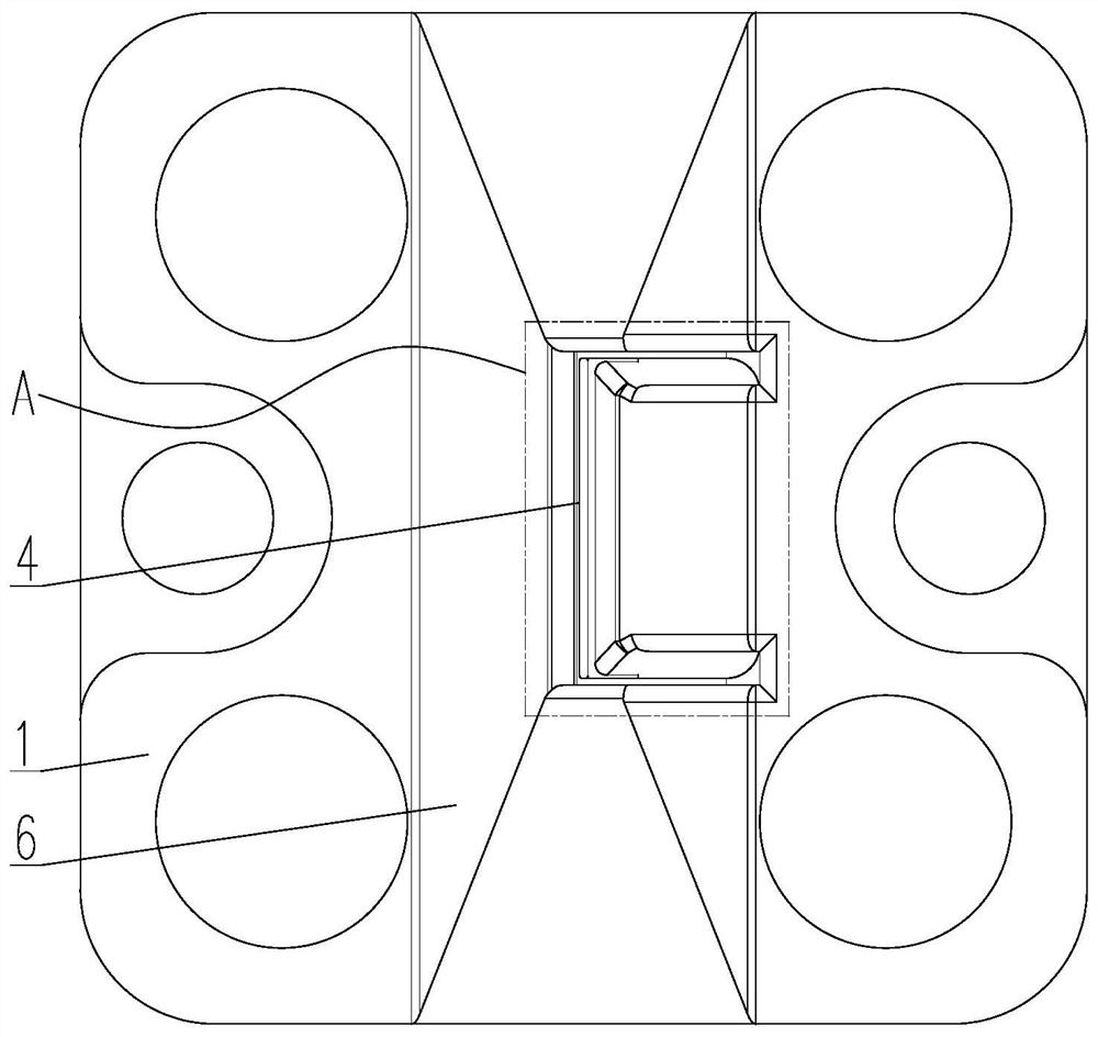 Gluing head capable of preventing glue from overflowing and gluing equipment of gluing head