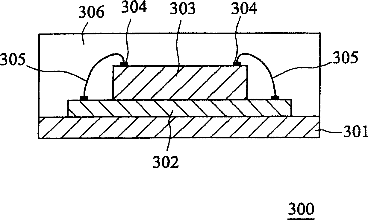 Light-emitting semiconductor device capable of being surface mounted and with composite packing structure