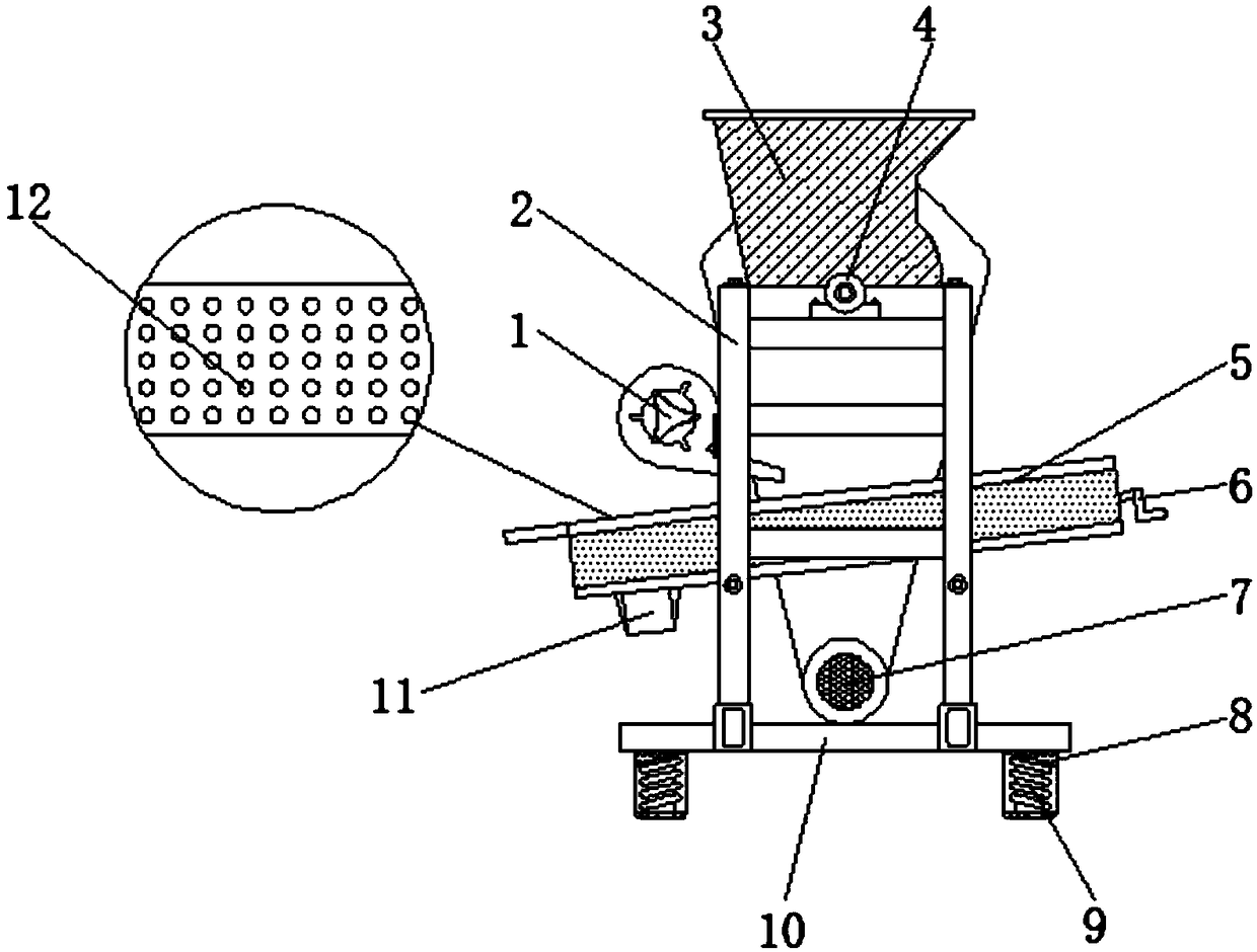 Automatic peanut sheller