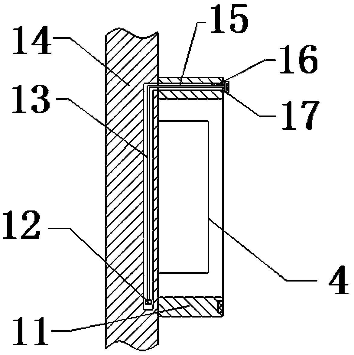 Returning device applied to circulating fluidized bed semi-dry desulfurization