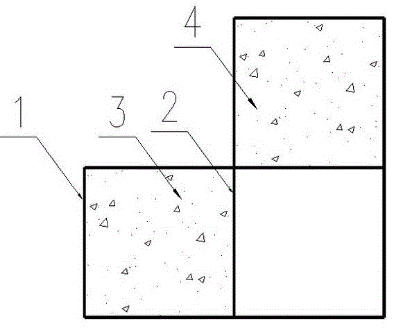 L-section steel and concrete combined structural member