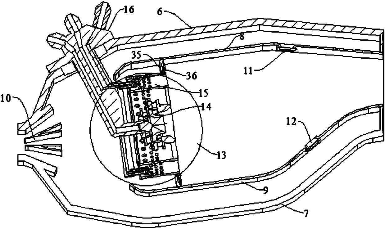 A low-pollution combustor using bubble atomizing nozzles in the main combustion stage