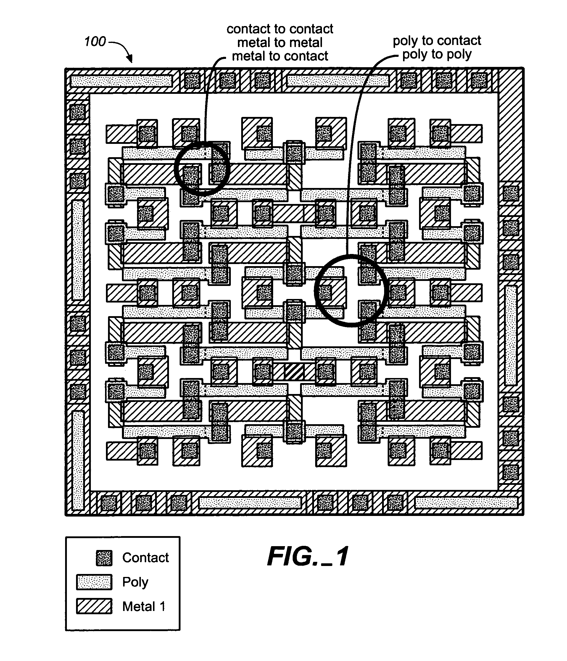 Test structures in unused areas of semiconductor integrated circuits and methods for designing the same