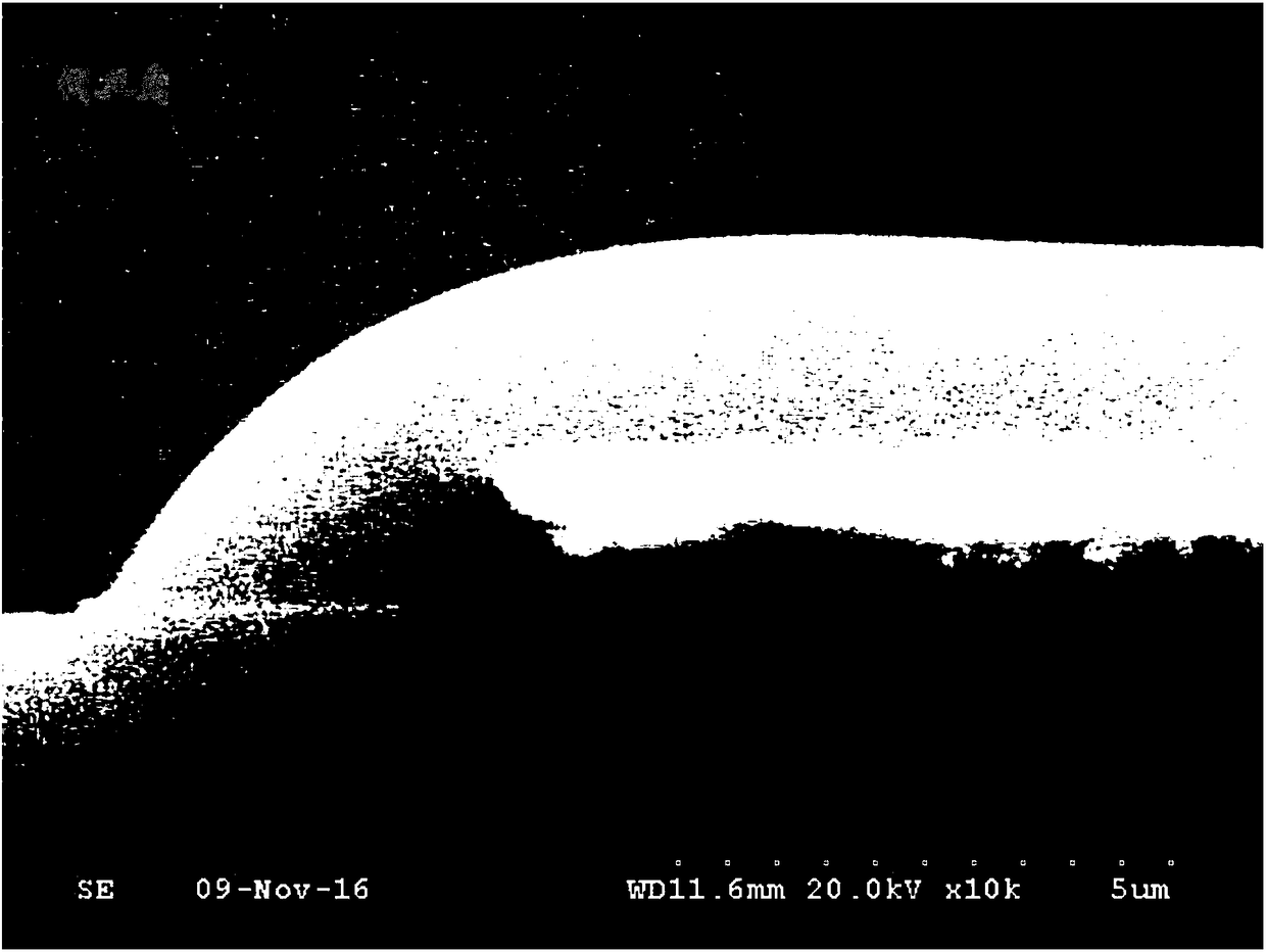 Manufacturing method of trench Schottky front silver surface metal structure