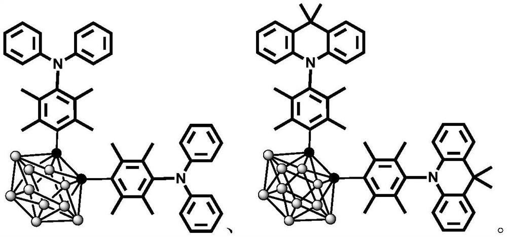 Red light thermally activated delayed fluorescent material and its synthesis method, display panel