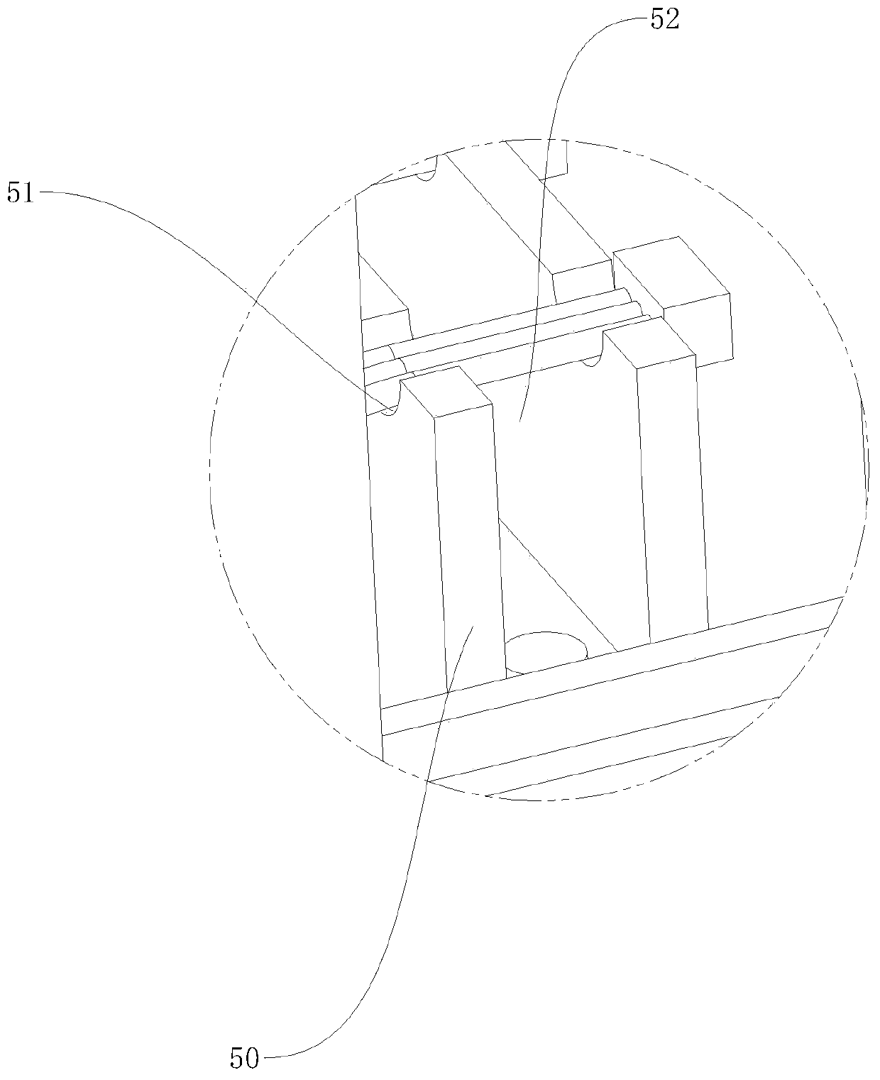 Terminal dismantling device for automobile wire harness recovery