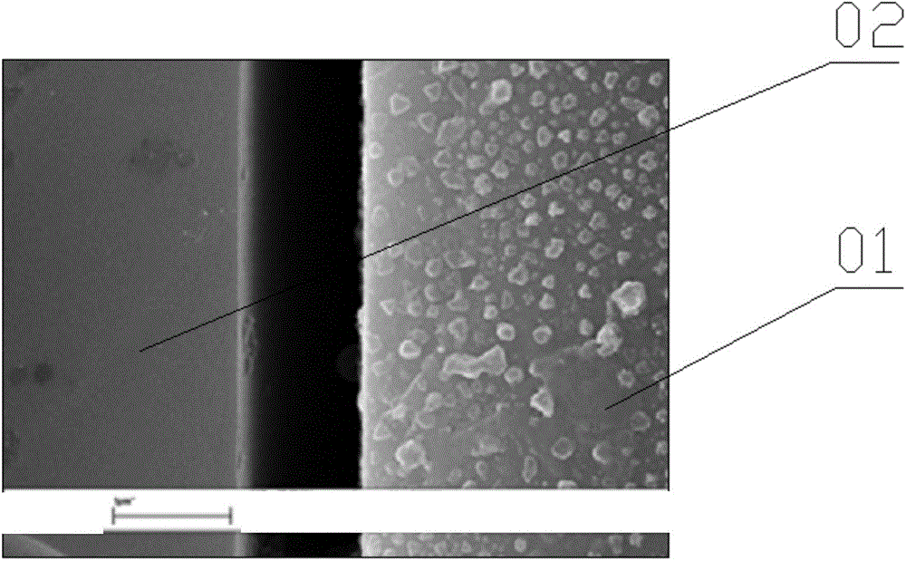 Non-contact glass micro-nano structure processing method