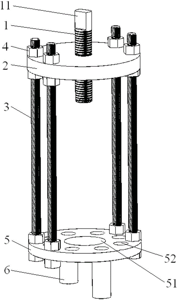 Rod pressing tooling for assembling valves