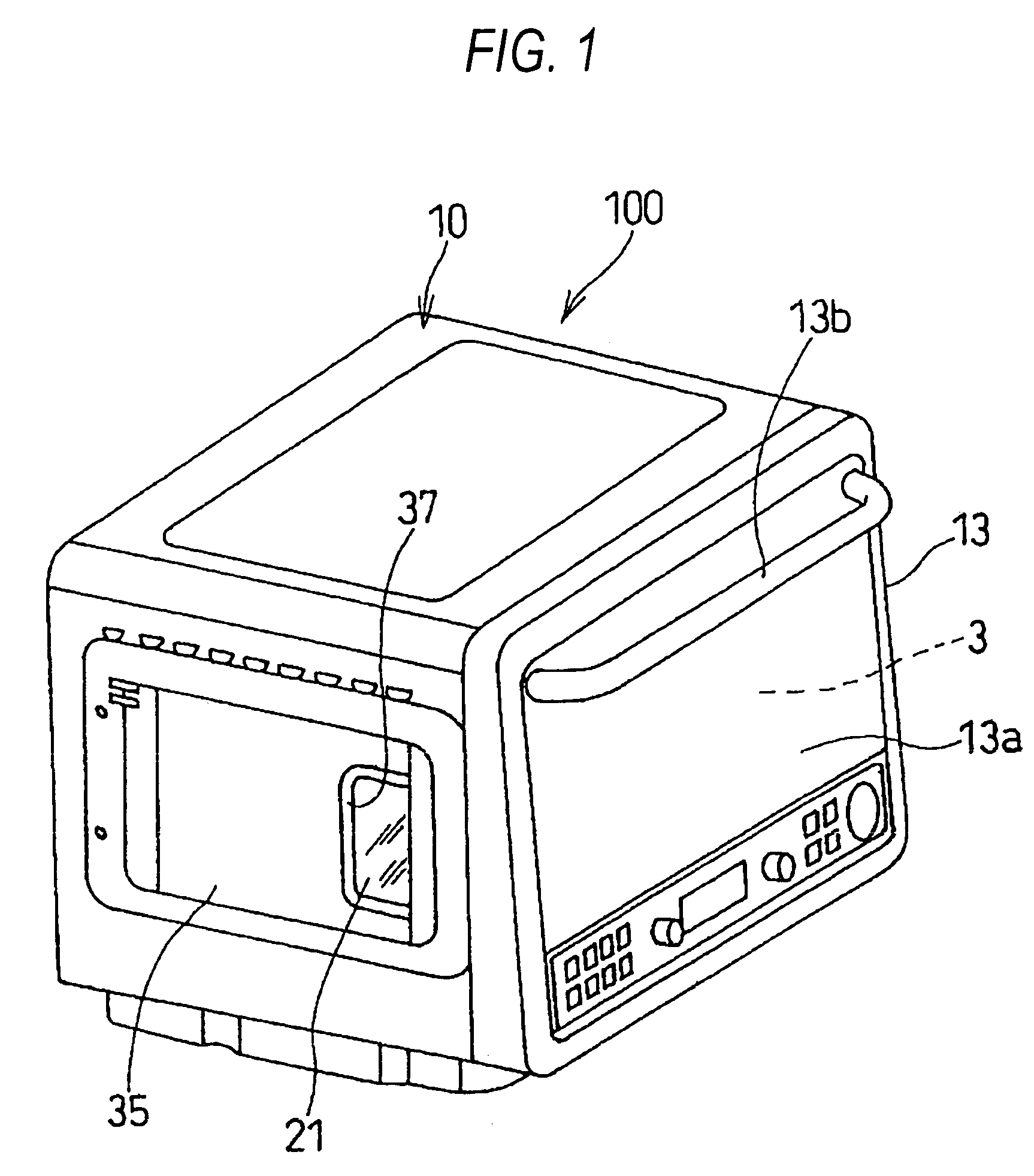 High frequency heating device with steam generating function