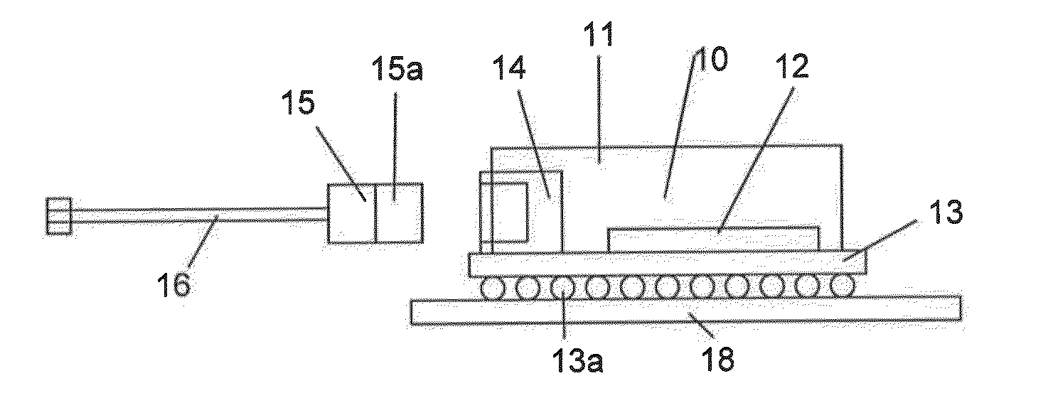 Transceiver and interface for IC package