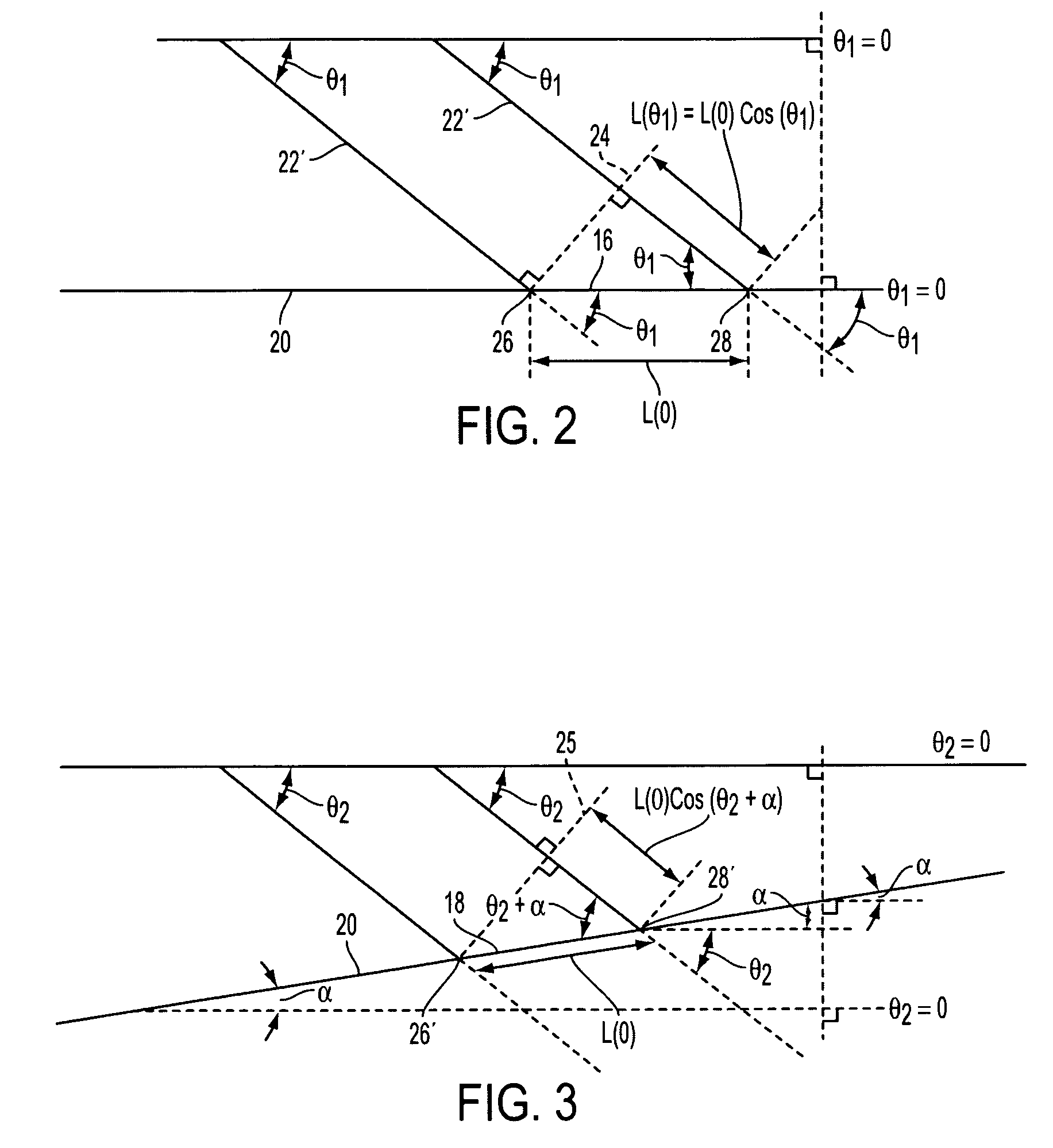 Apparatus and method for grazing angle independent signal detection