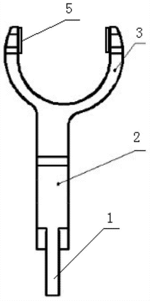 Fixing shifting fork for caterpillar links