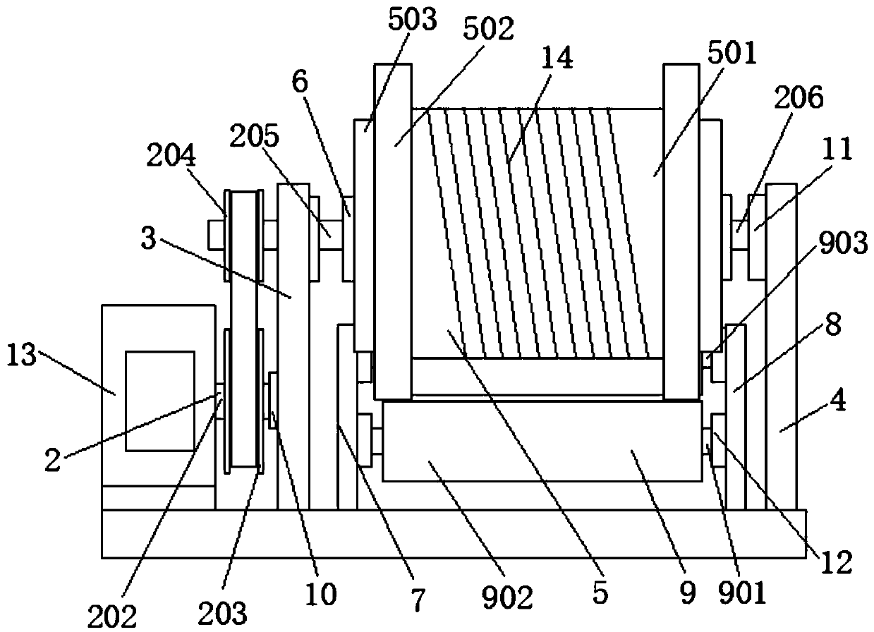 Optical fiber cable rolling device