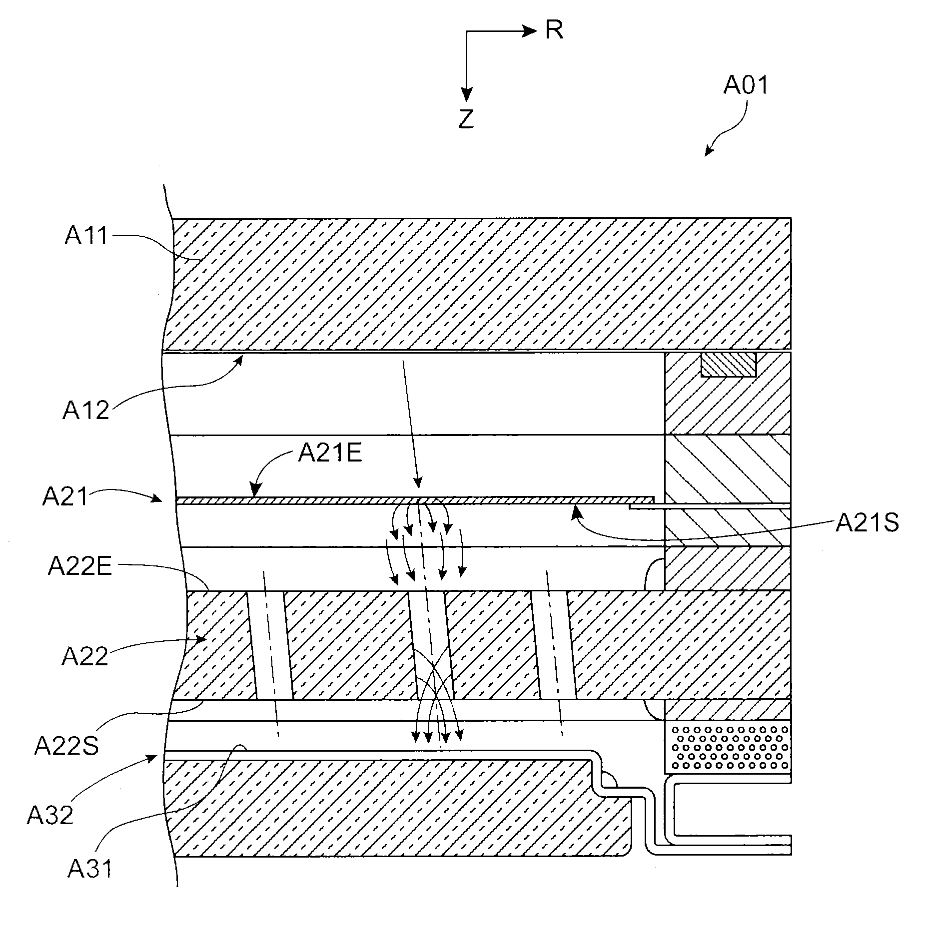 Electron multiplier detector formed from a highly doped nanodiamond layer