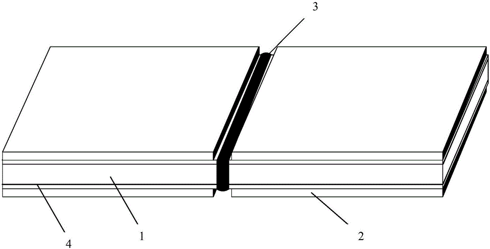 Processing method for welding of high-tension aluminum silicon coating plated steel plate and splicing structure thereof