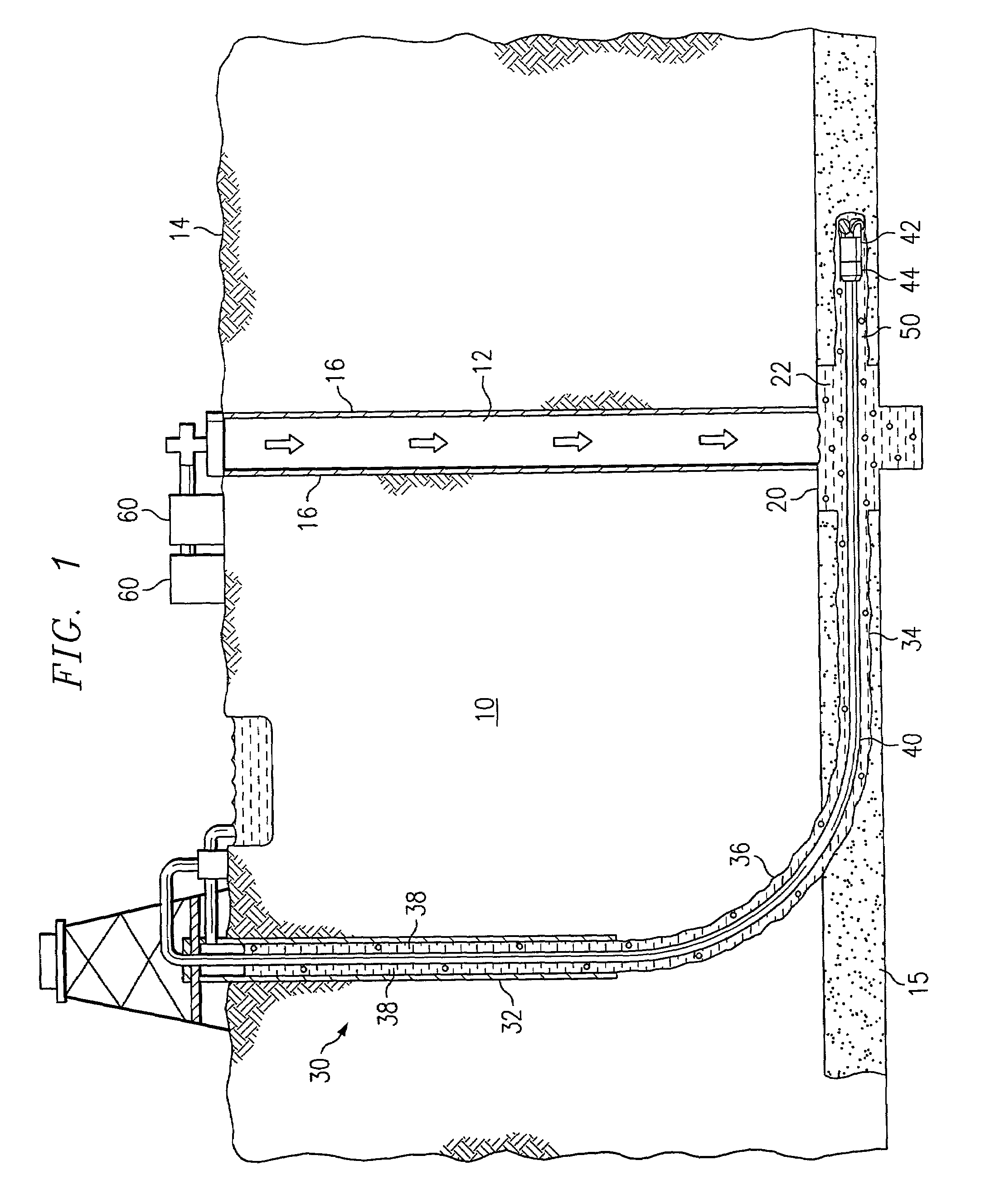 Method and system for surface production of gas from a subterranean zone