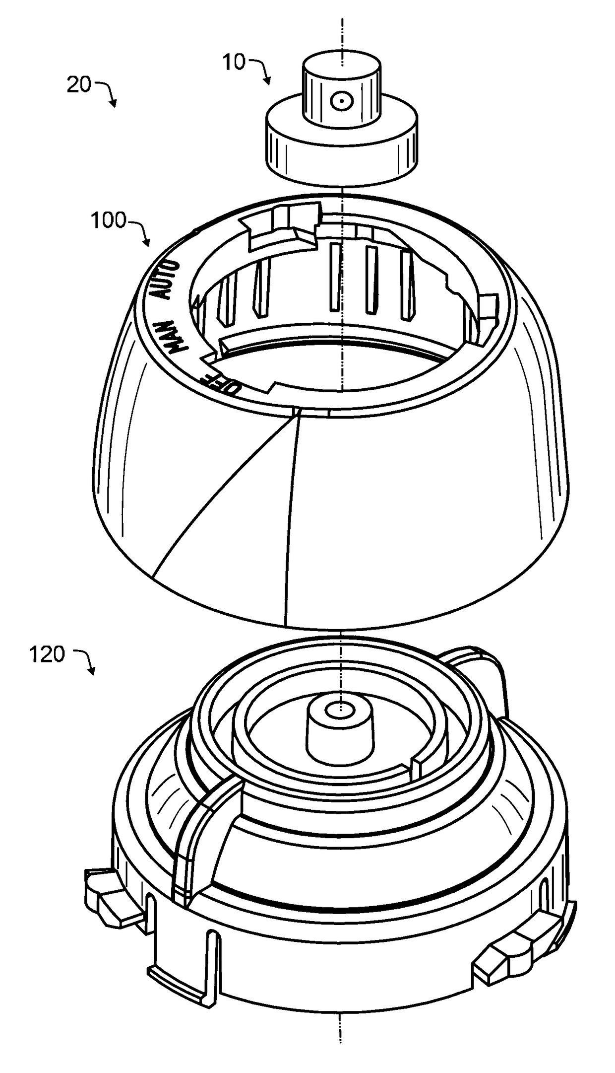 Spray control device for aerosol cans