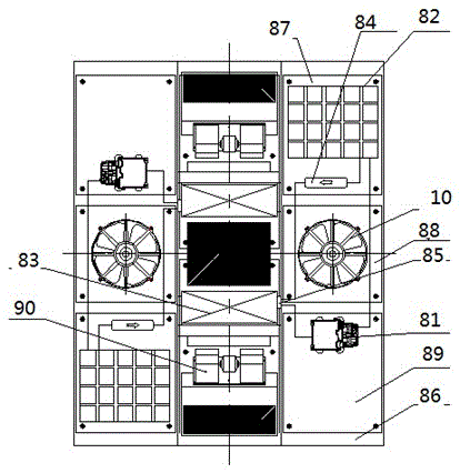 A pure electric passenger car air conditioning system and its application method