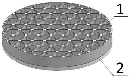 Carbon fiber composite reflector and manufacturing method thereof