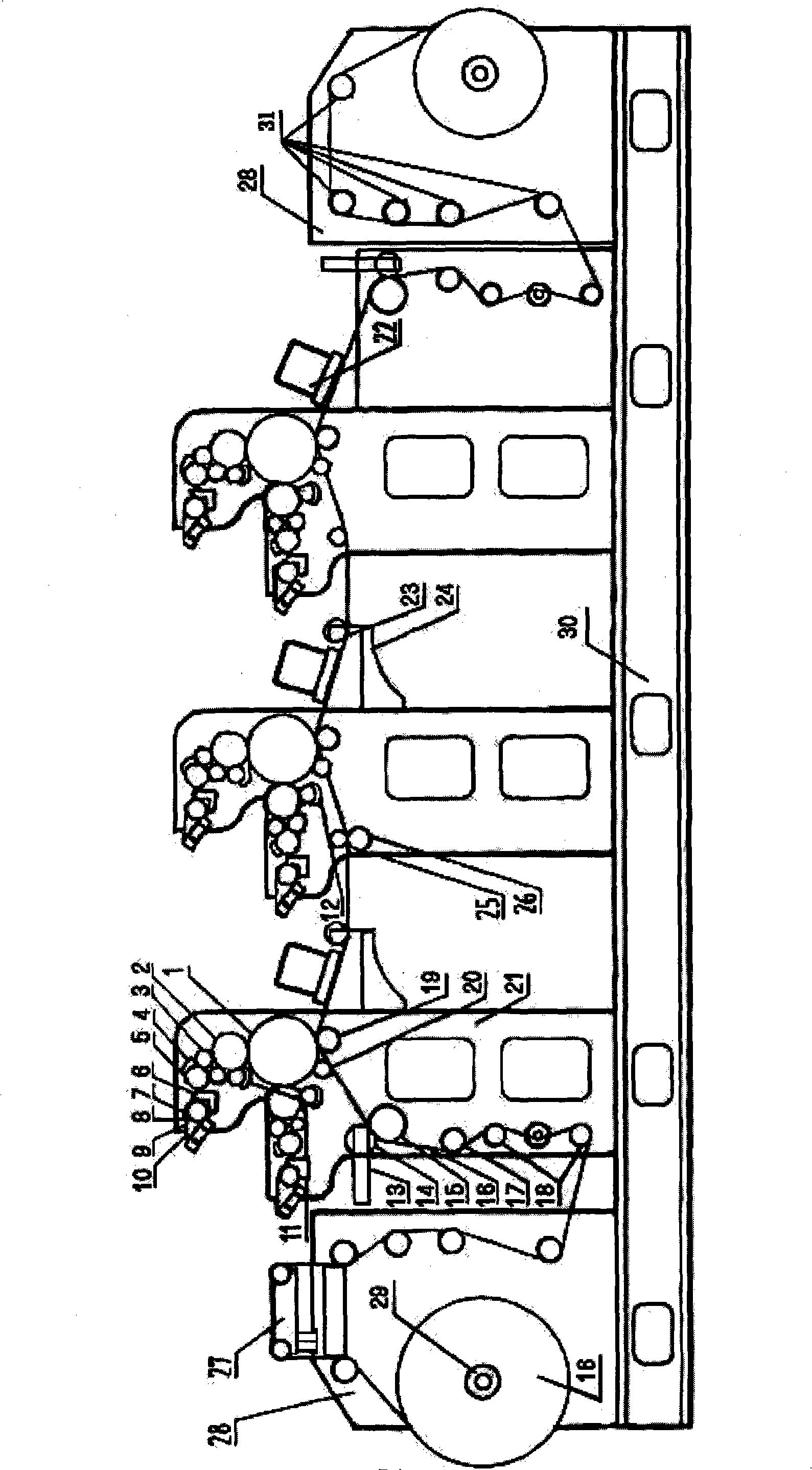 Multi-printing module cycle printing method and apparatus