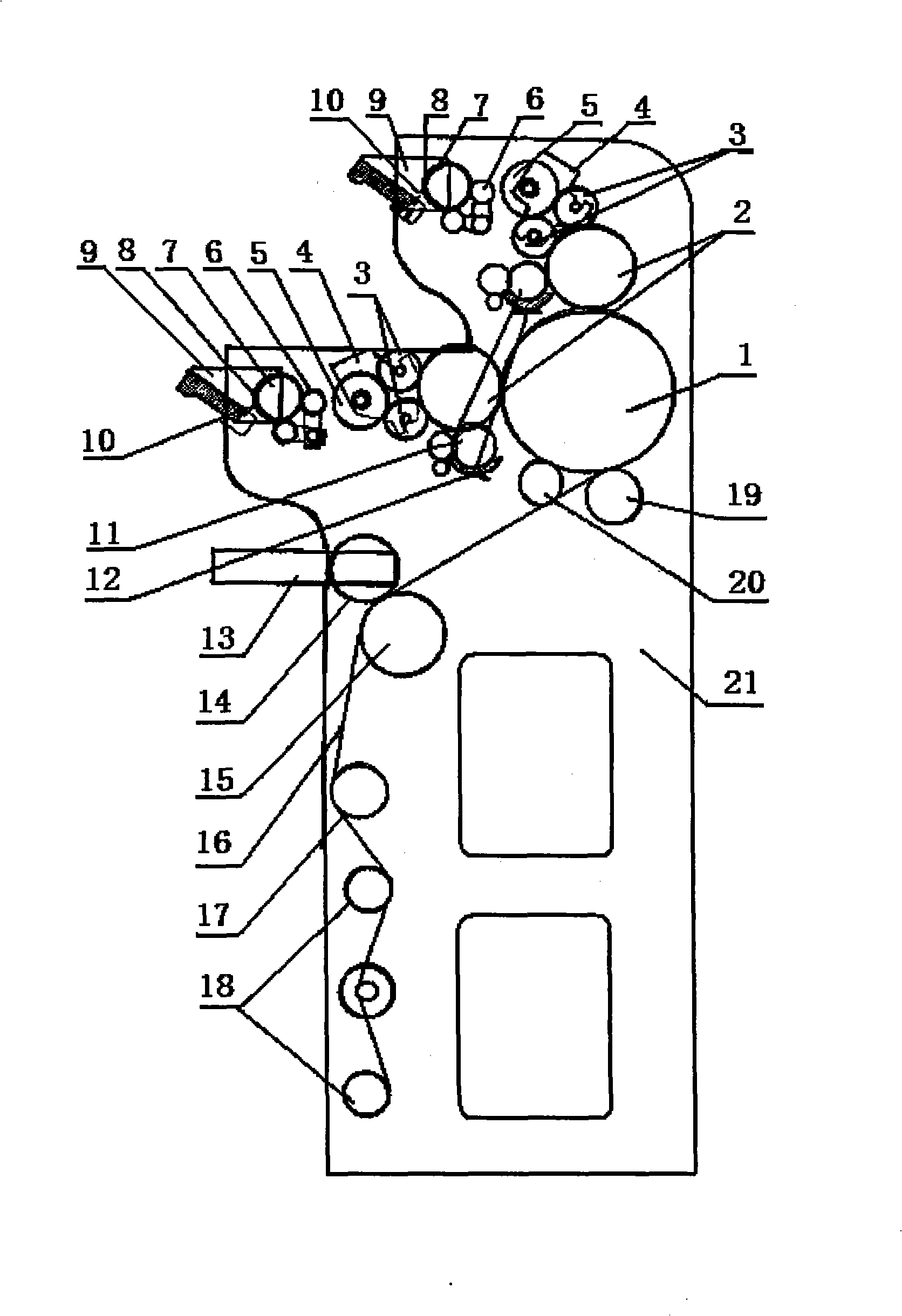 Multi-printing module cycle printing method and apparatus