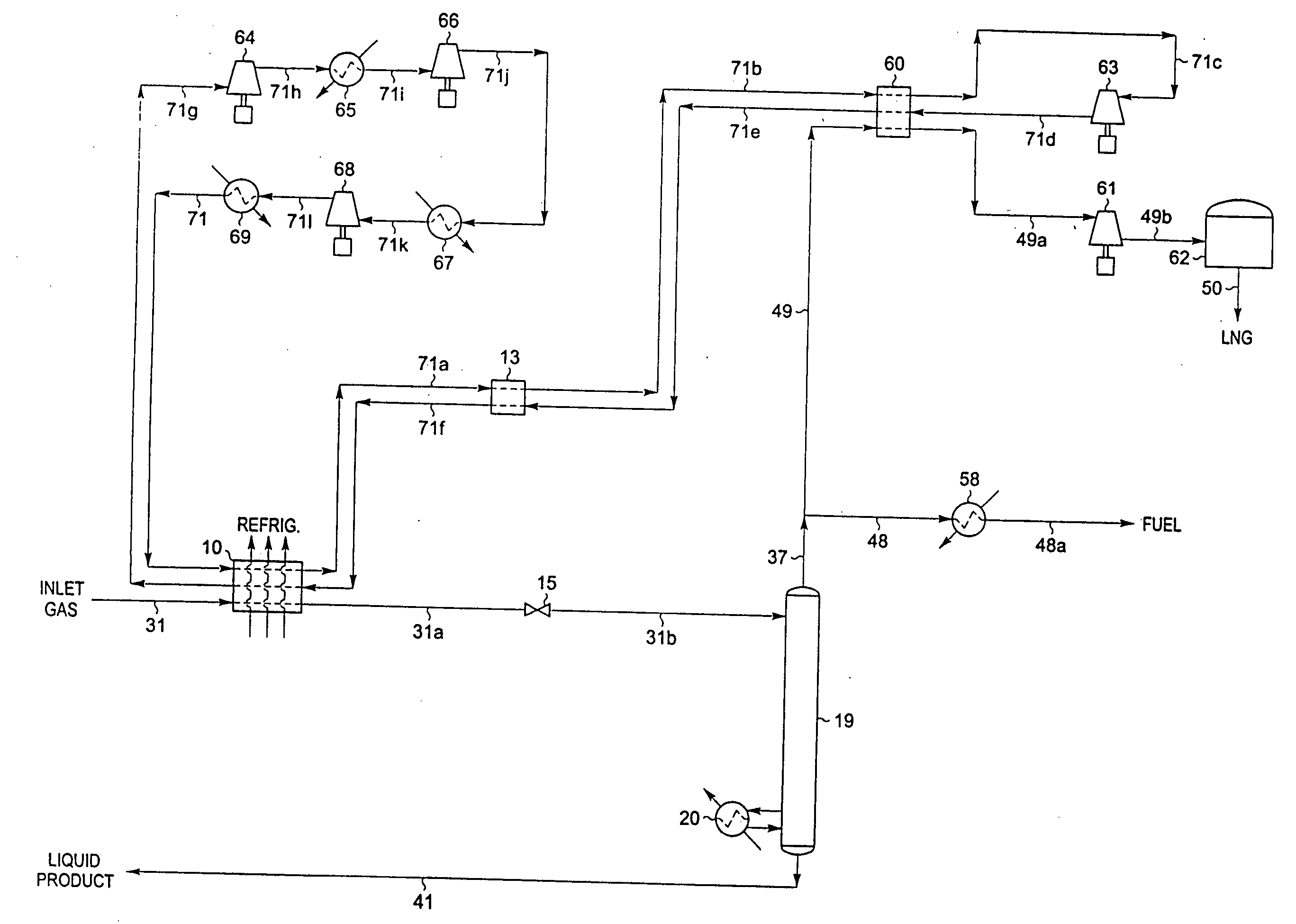 Natural gas liquefaction