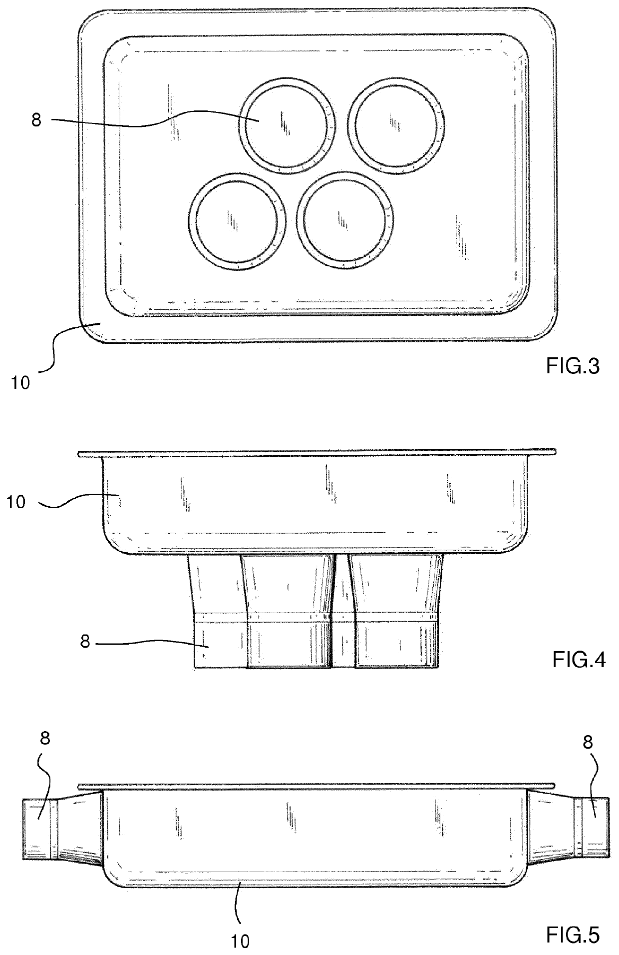 Preservation and transport of an ex vivo biological sample comprising ultrasound application