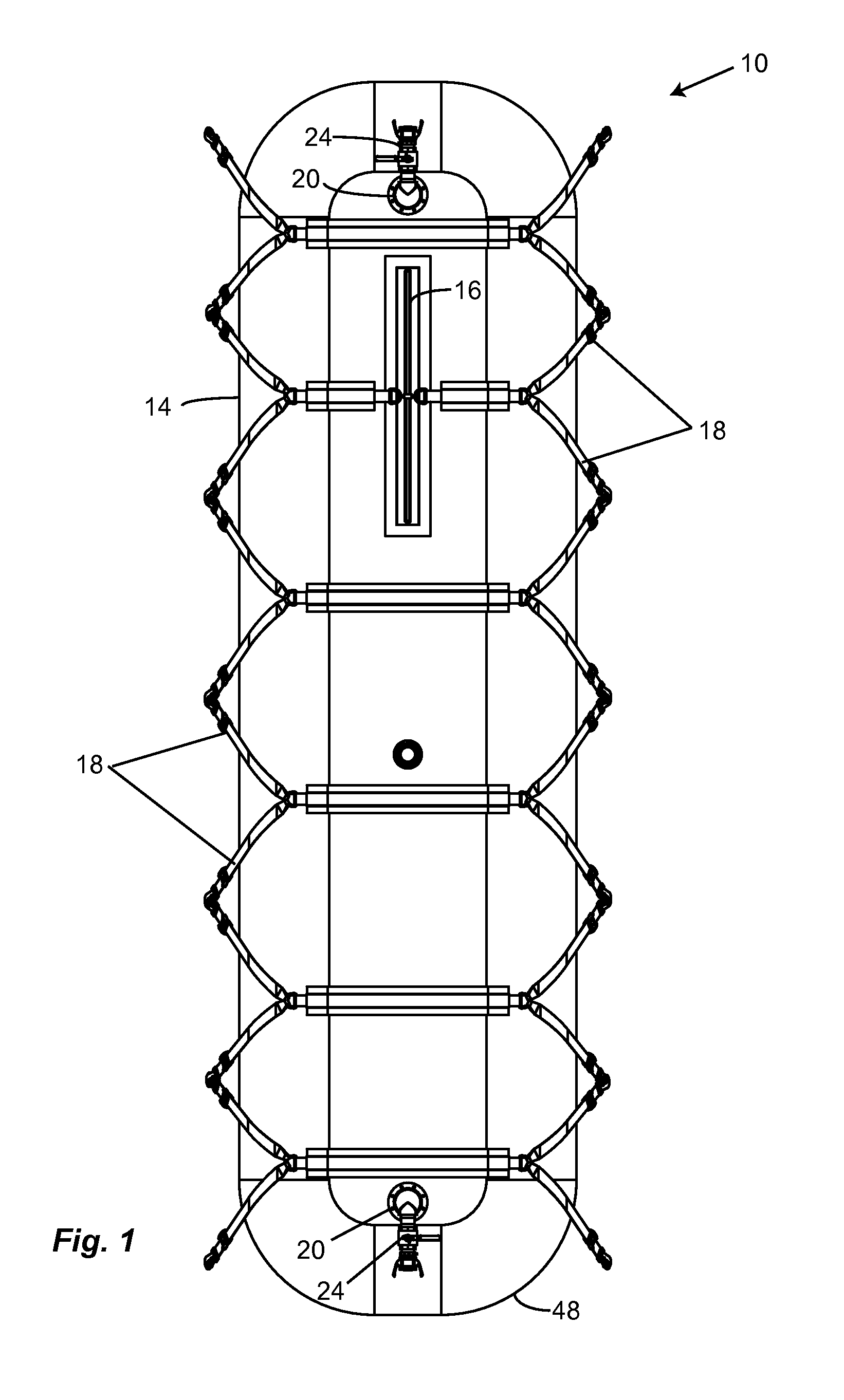 Flexible liquid transport tank with surge dampening baffles