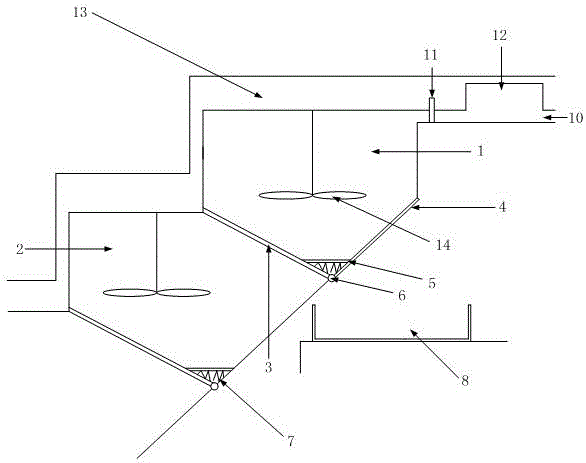 Wastewater treatment municipal environmental protection ladder suitable for ecological garden construction