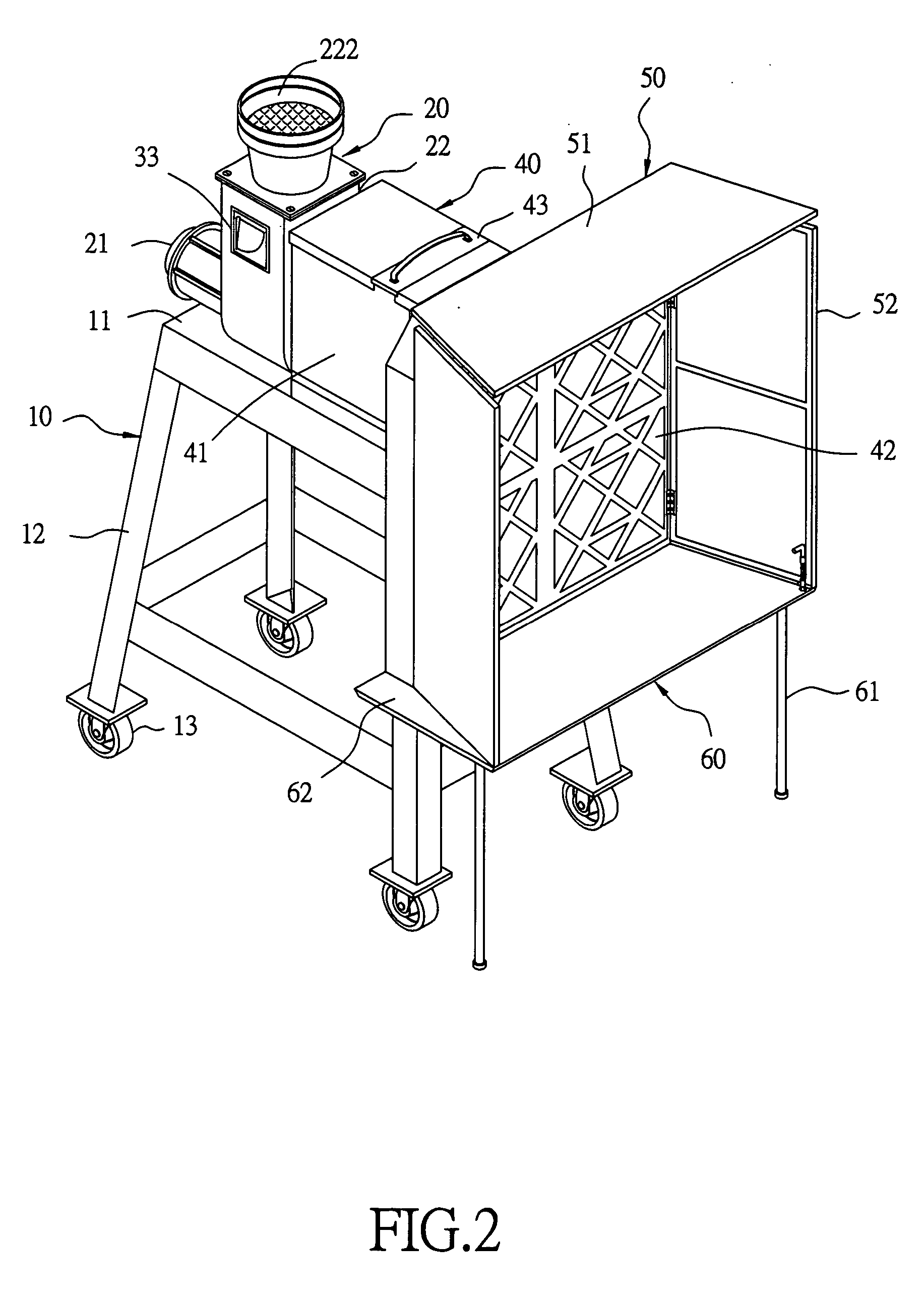 Movable spray painting stand