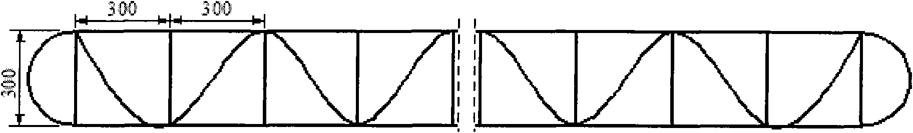 Method for controlling extreme broken roof in roadway head