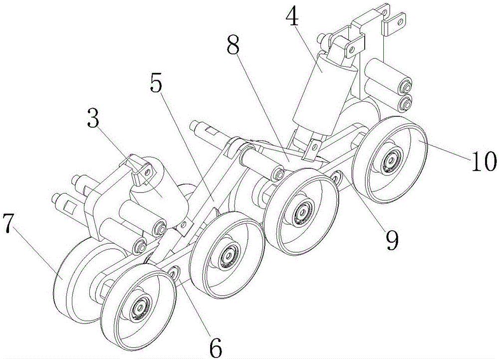 Crawler belt elastic mechanism