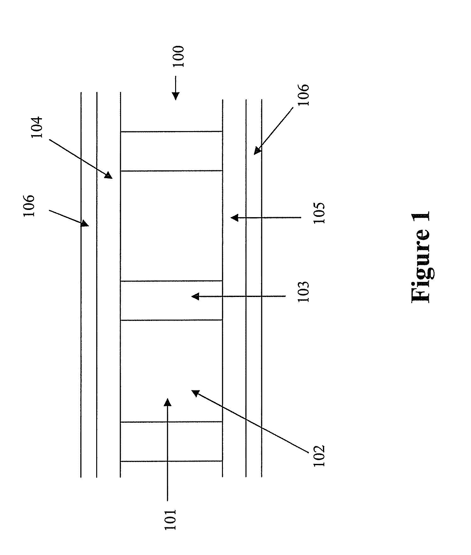 Luminance enhancement structure with varying pitches