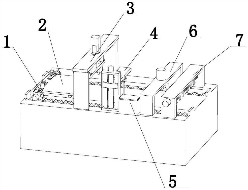 An integrated circuit board processing device