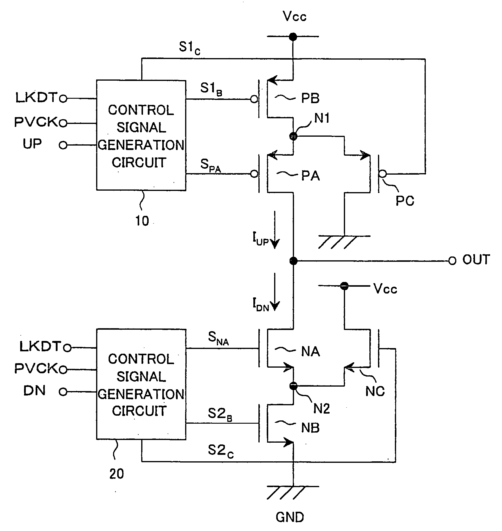 Charge pump circuit and PLL circuit using same