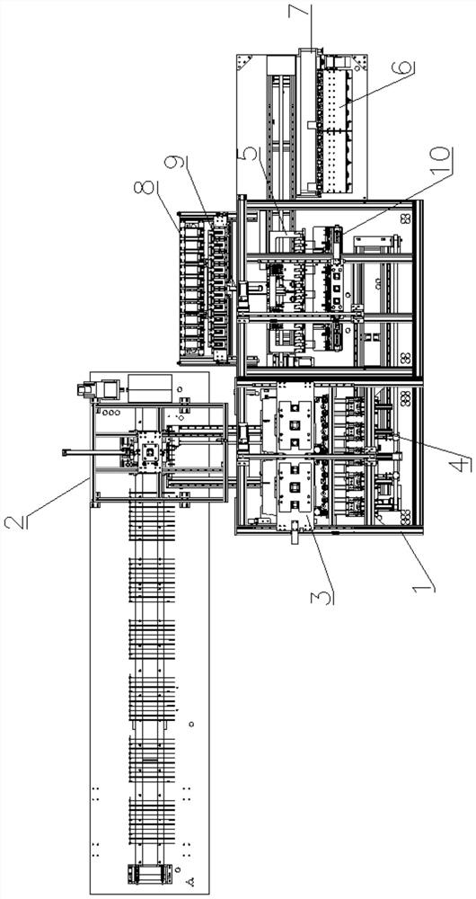 Automatic blood taking needle packaging equipment