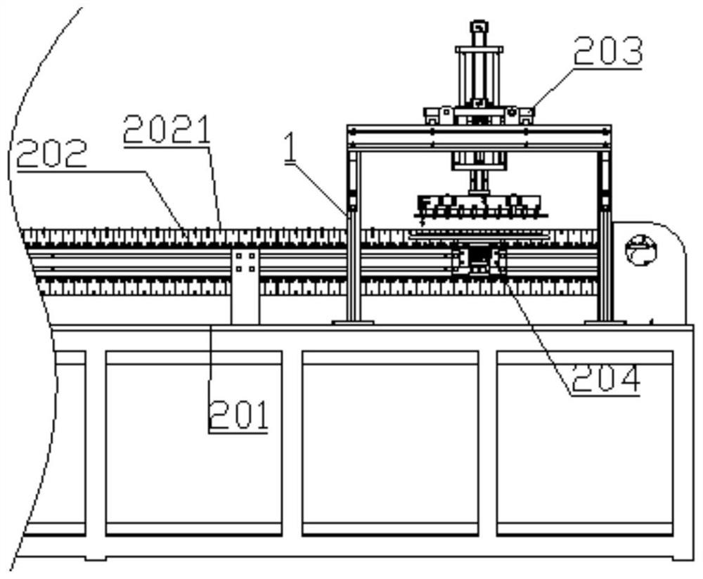 Automatic blood taking needle packaging equipment