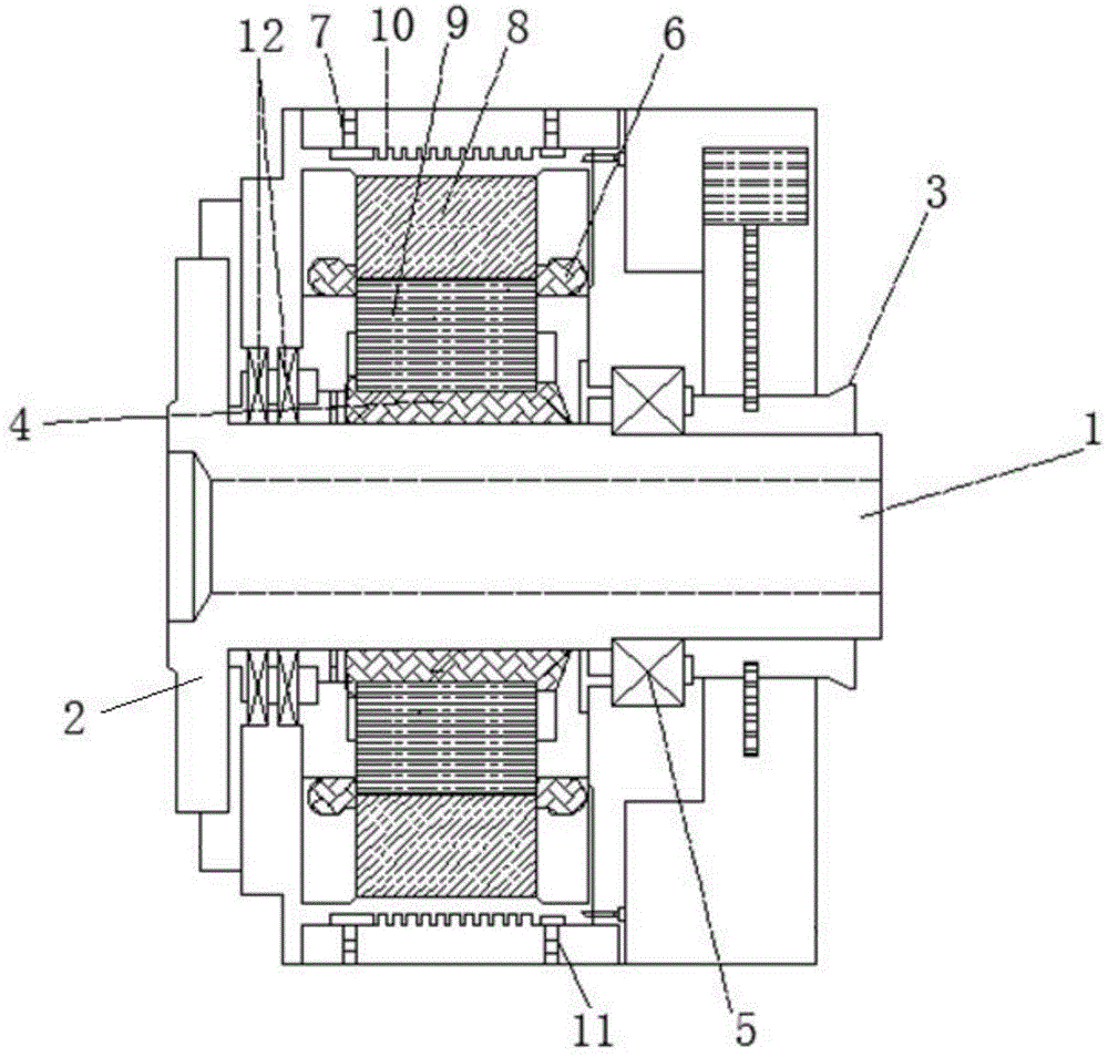 Direct-driving type torque motor