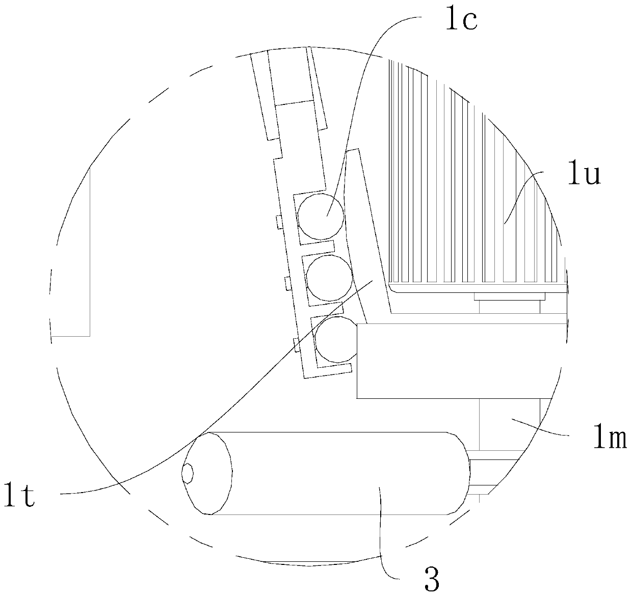 Remote pipe local annular repair equipment and method