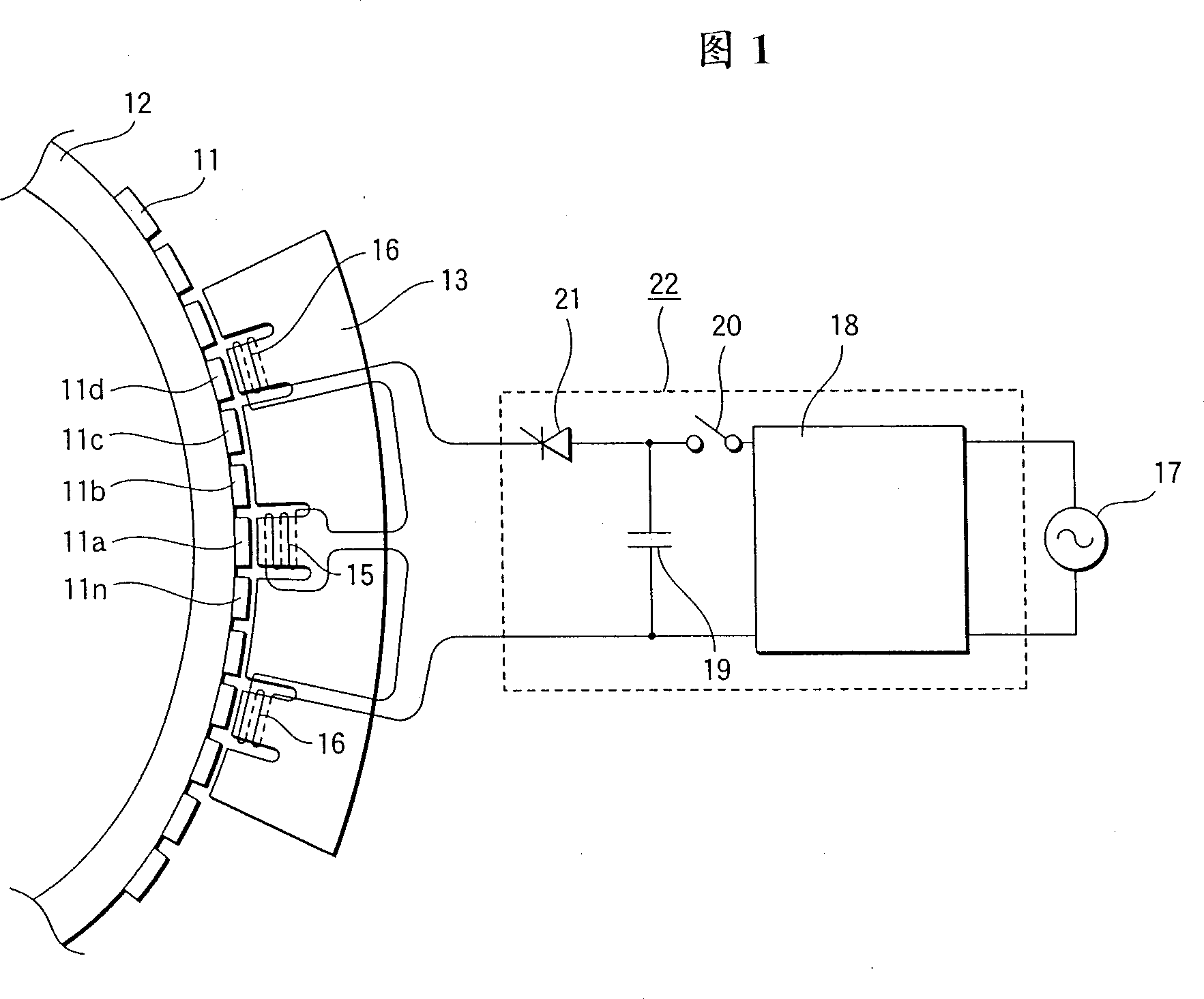 Polarizing device for permanent magnet rotor