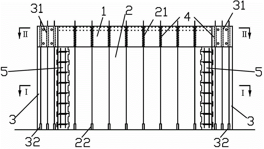 Assembly connecting structure and assembly connecting method of assembled concrete frame and shear wall combination